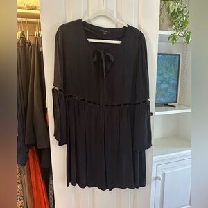 Ella Moss Black Mini Dress with Cut Outs